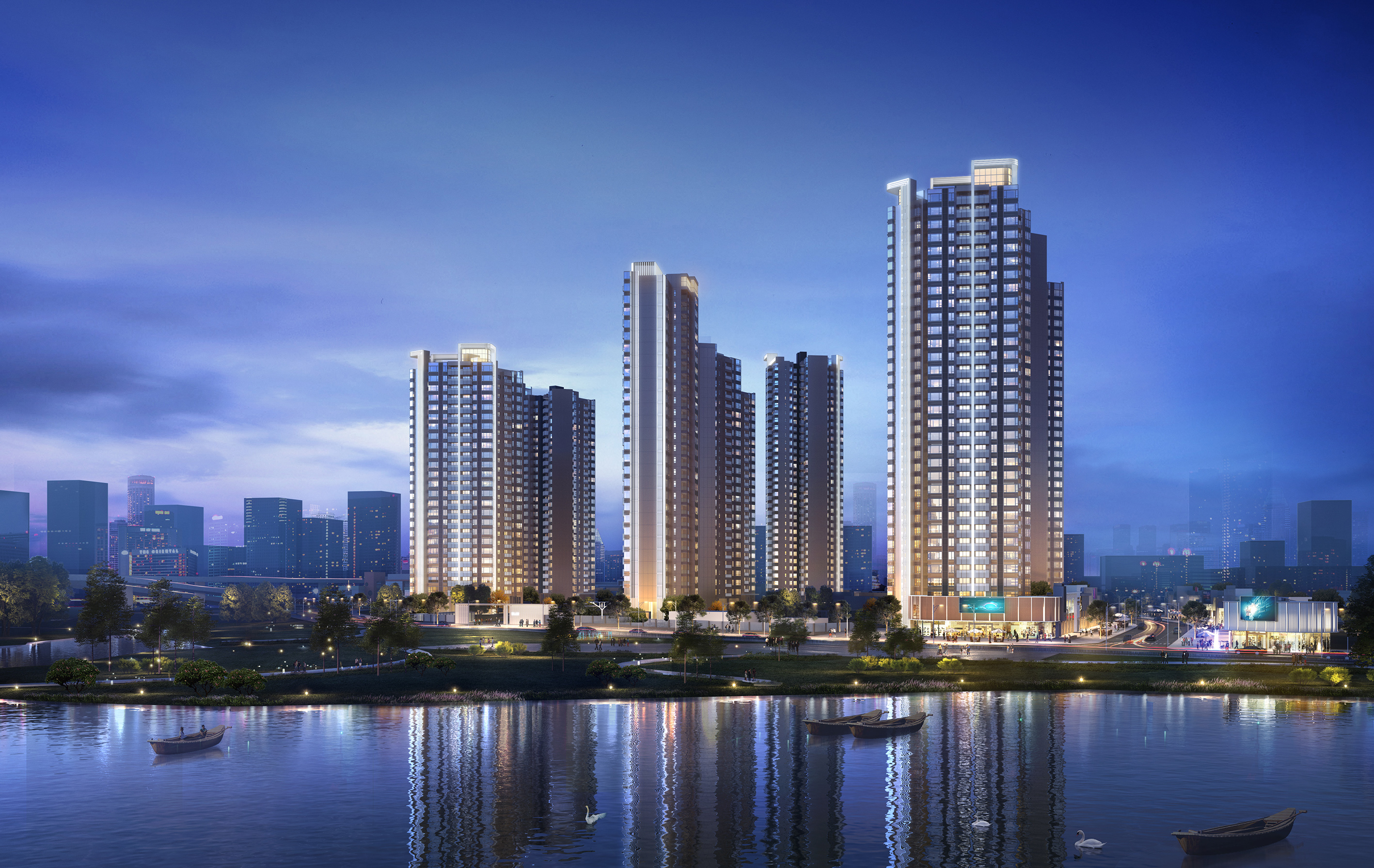 項(xiàng)目一期夜景效果圖.jpg
