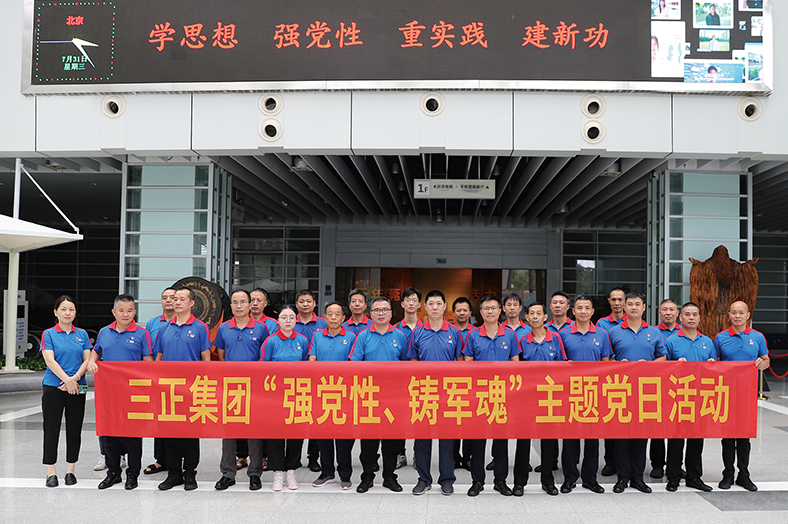 我集團(tuán)組織黨員開(kāi)展“強(qiáng)黨性、鑄軍魂”主題黨日活動(dòng)